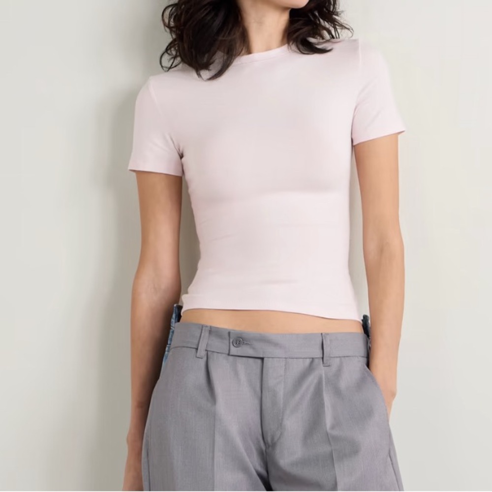 Skims Cotton Jersey Tee Shirt